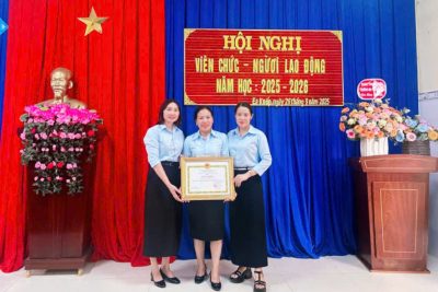 Hội nghị Viên chức và người lao động năm học 2025-2026 đã diễn ra thành công tốt đẹp.