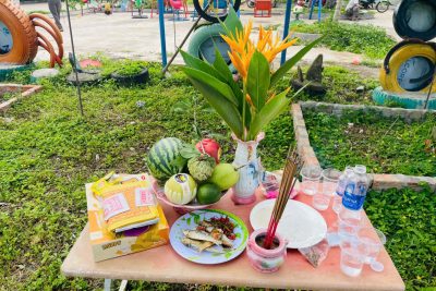 LỄ KHỞI CÔNG XÂY DỰNG NHÀ HIỆU BỘ TẠI TRƯỜNG MẦM NON THANH BÌNH