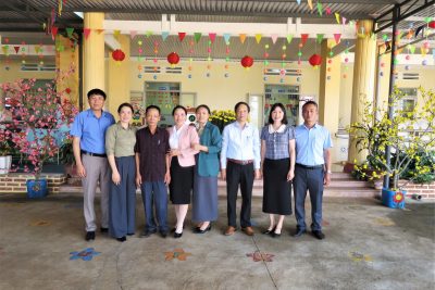 Sáng ngày 13/02/2025, Đón đoàn kiểm tra việc XD trường chuẩn Quốc gia năm 2025.