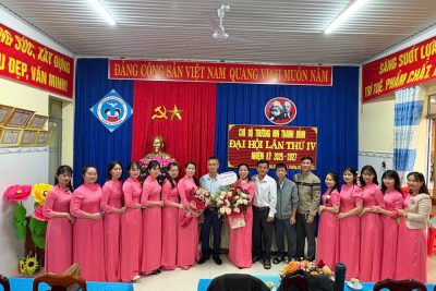 ĐẠI HỘI CHI BỘ MẦM NON THANH BÌNH LẦN THỨ IV NHIỆM KỲ 2024-2025